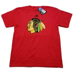 NWTChicago BlackhawksAdidasRedThe Go ToShirt